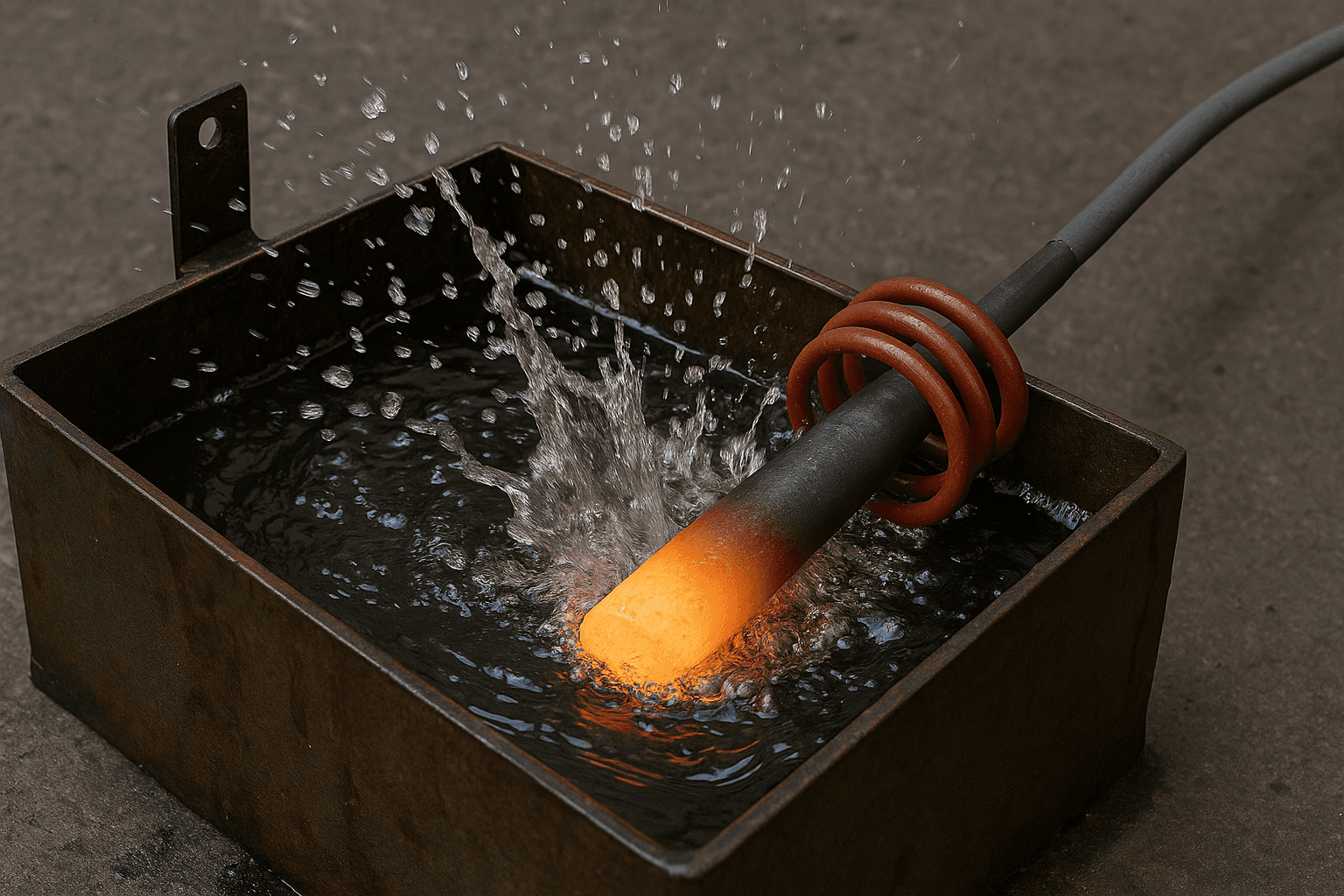 Quenching process for alloy steel